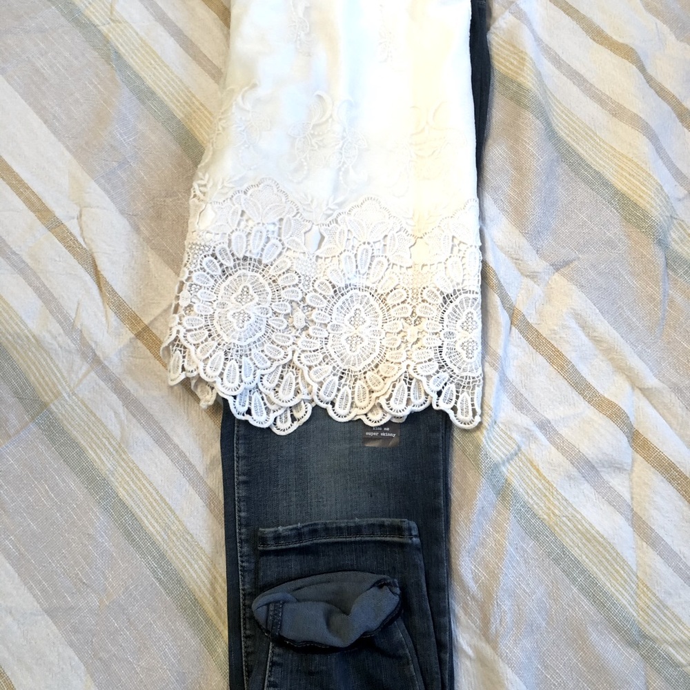 Forever 21 Lace Tank- SZ-L